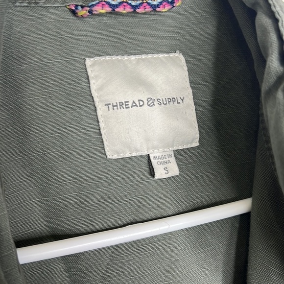 Thread & Supply Olive Utility Jacket - Picture 4 of 9